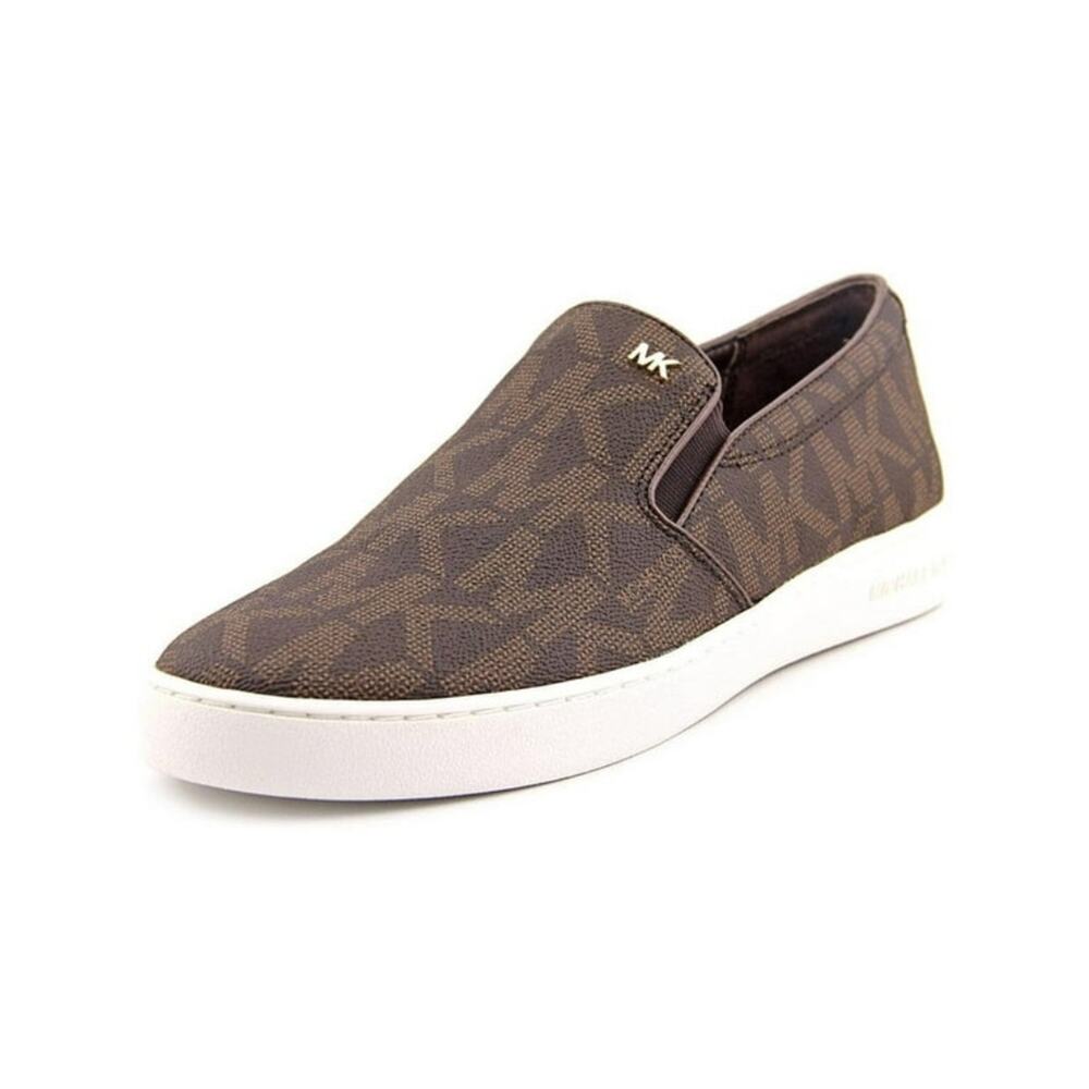 Michael Kors Keaton Brown Slip-On Sneakers